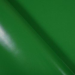 Тентовый материал ПВХ 450 гр/м2, Зелёный (Ширина 160см), на отрез  в Михайловске, 450 г/м2, 799 руб