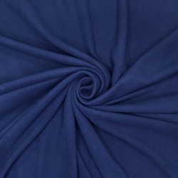 Флис Односторонний 130 гр/м2, цвет Темно-синий (на отрез)  в Михайловске
