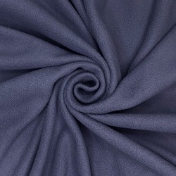 Ткань Флис Односторонний 130 гр/м2, цвет Темно-серый (на отрез)  в Михайловске