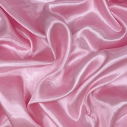 Ткань Атлас-сатин, цвет Розовый (на отрез)  в Михайловске