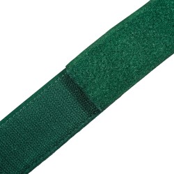Контактная лента 40мм (38мм) цвет Зелёный (велькро-липучка, на отрез)  в Михайловске