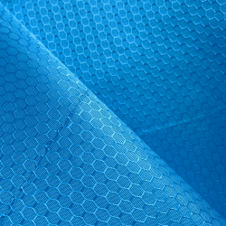 Ткань Оксфорд 300D PU Рип-Стоп СОТЫ, цвет Голубой (на отрез)  в Михайловске