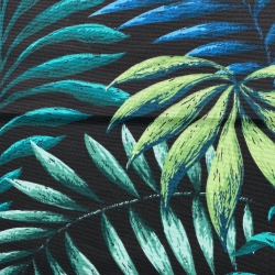 Интерьерная ткань Дак (DUCK), принт &quot;Тропические листья&quot; (на отрез)  в Михайловске