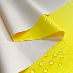 Водонепроницаемая Дышащая Мембранная ткань PU 10'000, цвет Жёлтый (на отрез)  в Михайловске