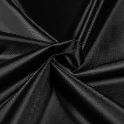 *Ткань Оксфорд 210D PU, цвет Черный (на отрез)  в Михайловске